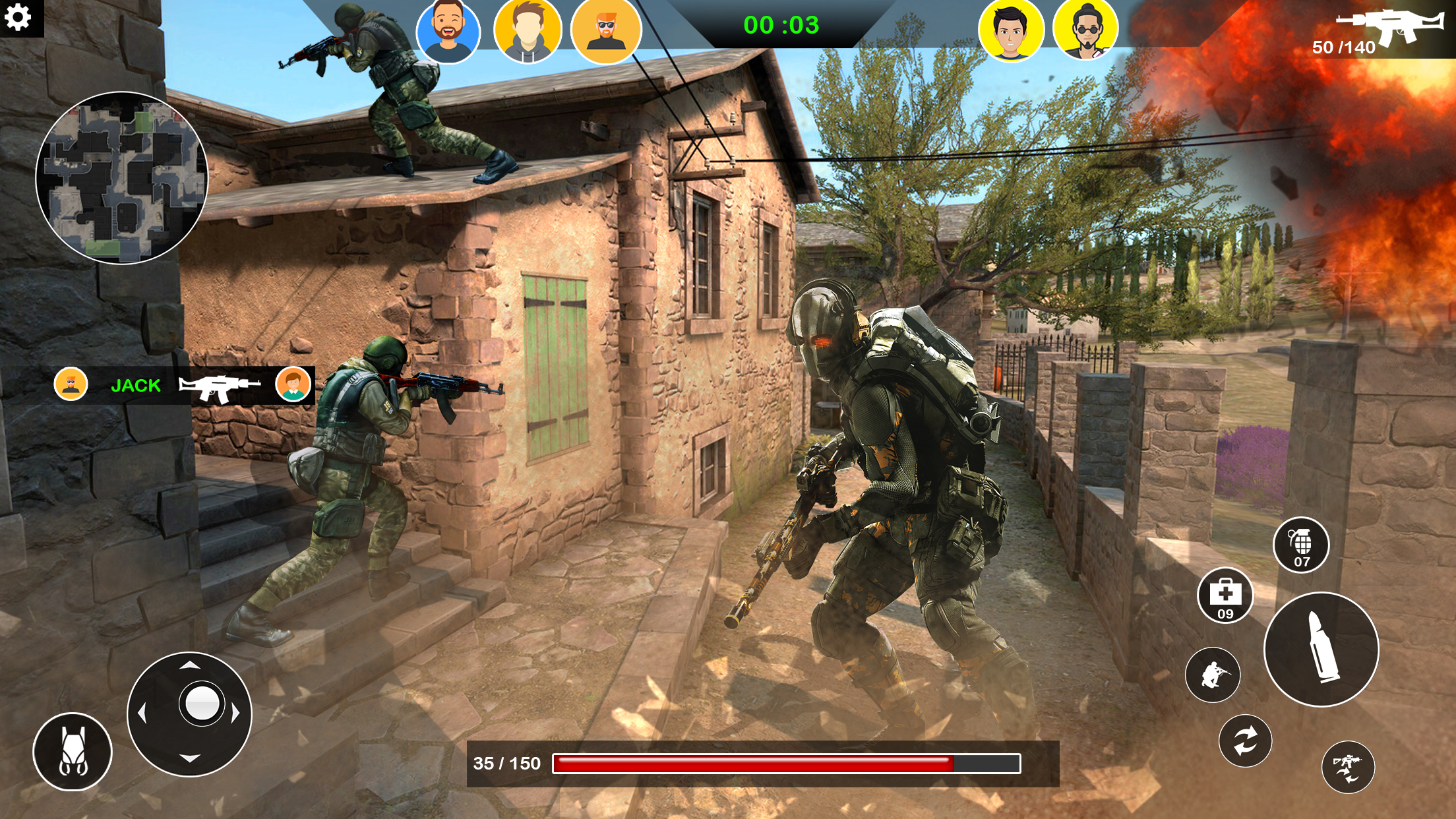 اسکرین شات 5 بازی FPS Commando 3D Shooting Games