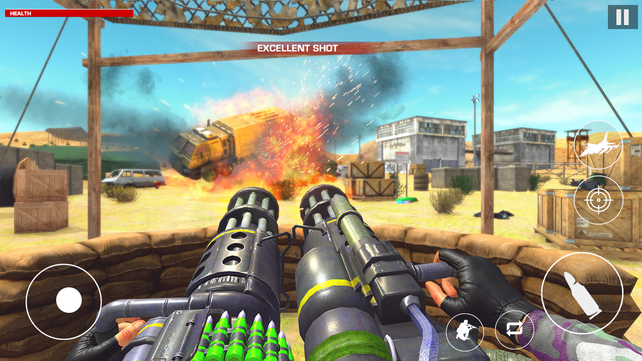 اسکرین شات 1 بازی Machine Guns: Army Battle FPS