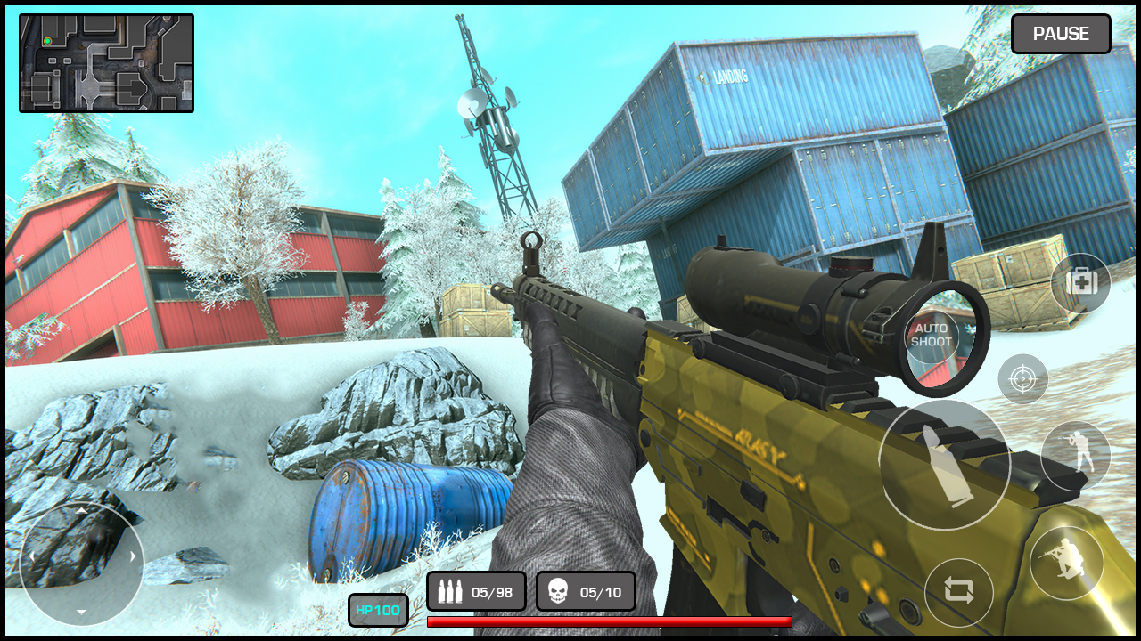 اسکرین شات 2 بازی FPS Gun Strike: Gun Shooting