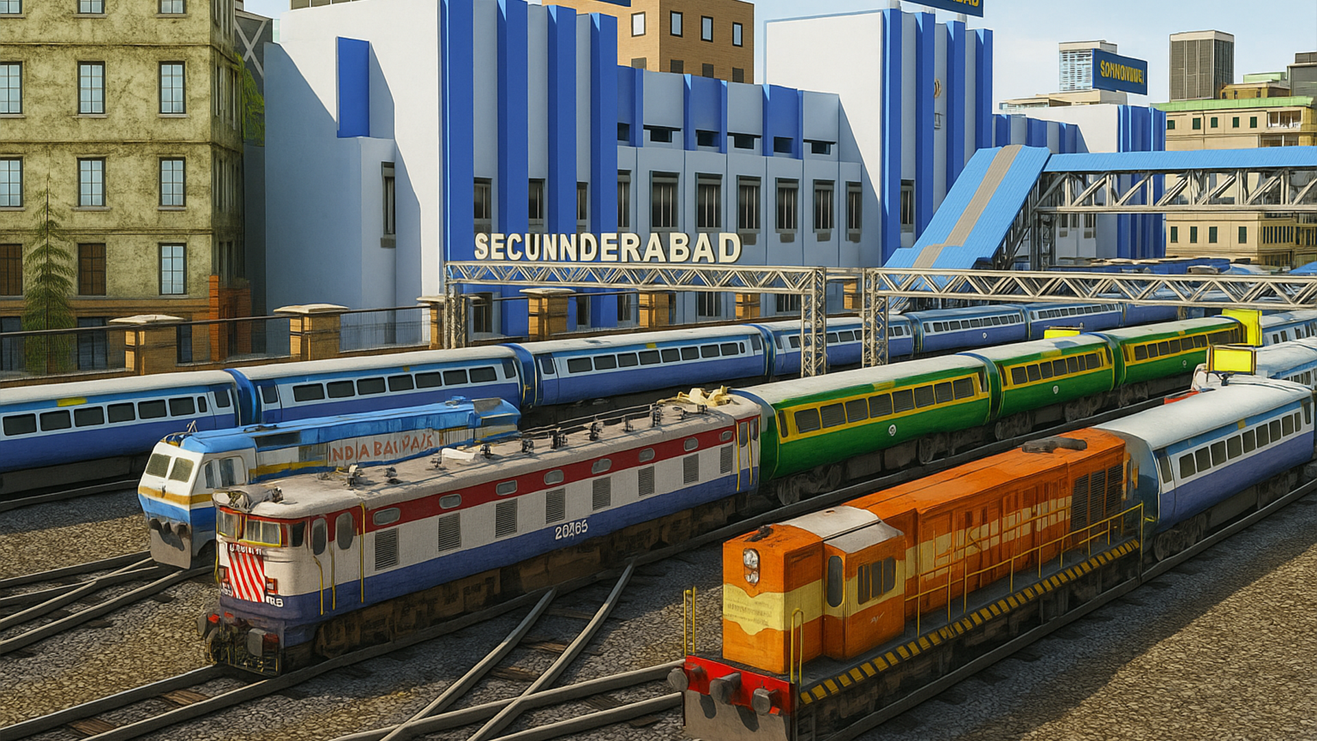 اسکرین شات 1 بازی Indian Train Simulator 3D