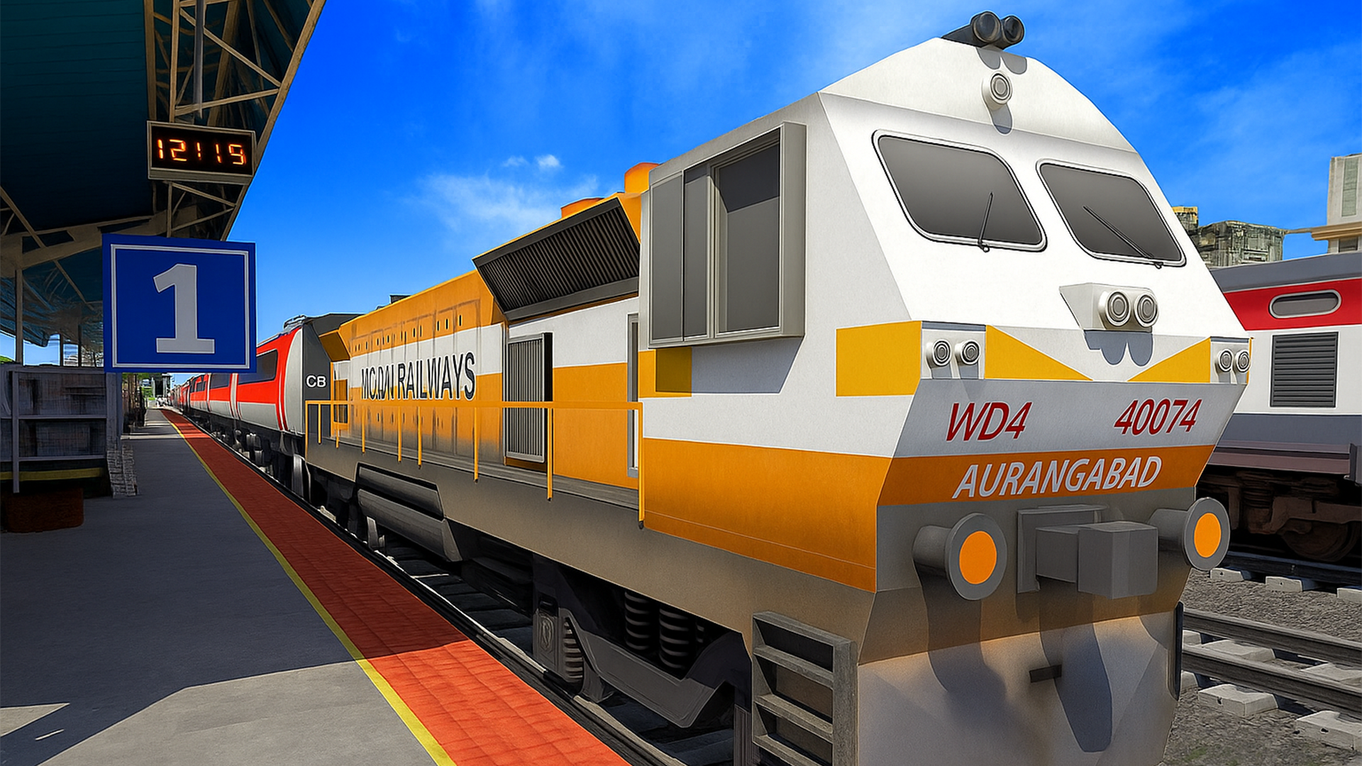 اسکرین شات 3 بازی Indian Train Simulator 3D