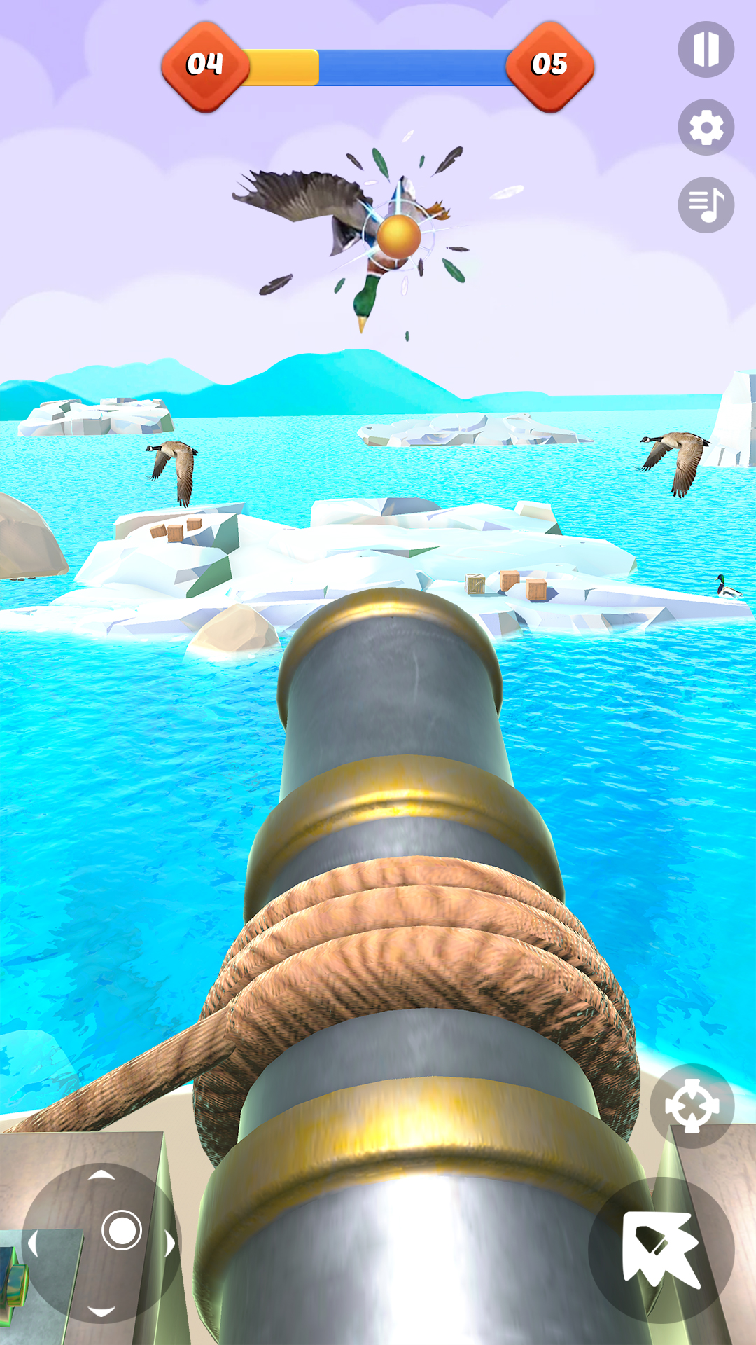 اسکرین شات 5 بازی Slingshot Hunt - Bird Shooting