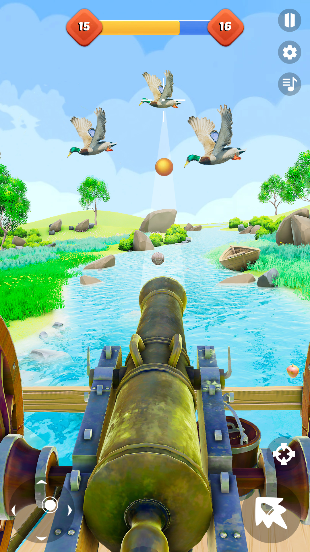اسکرین شات 2 بازی Slingshot Hunt - Bird Shooting