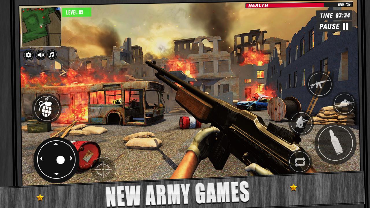 اسکرین شات 3 بازی War Shooters：WW2 War Gun Games