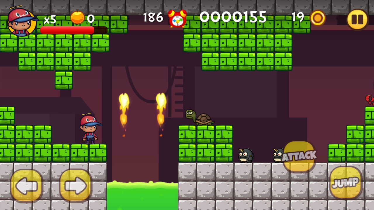 اسکرین شات 3 بازی Bob Run Jungle Adventure Game