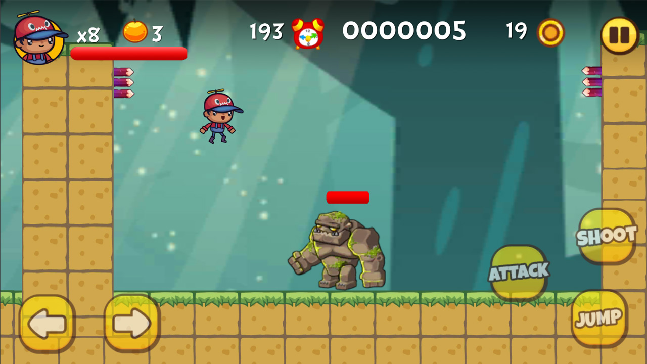 اسکرین شات 2 بازی Bob Run Jungle Adventure Game