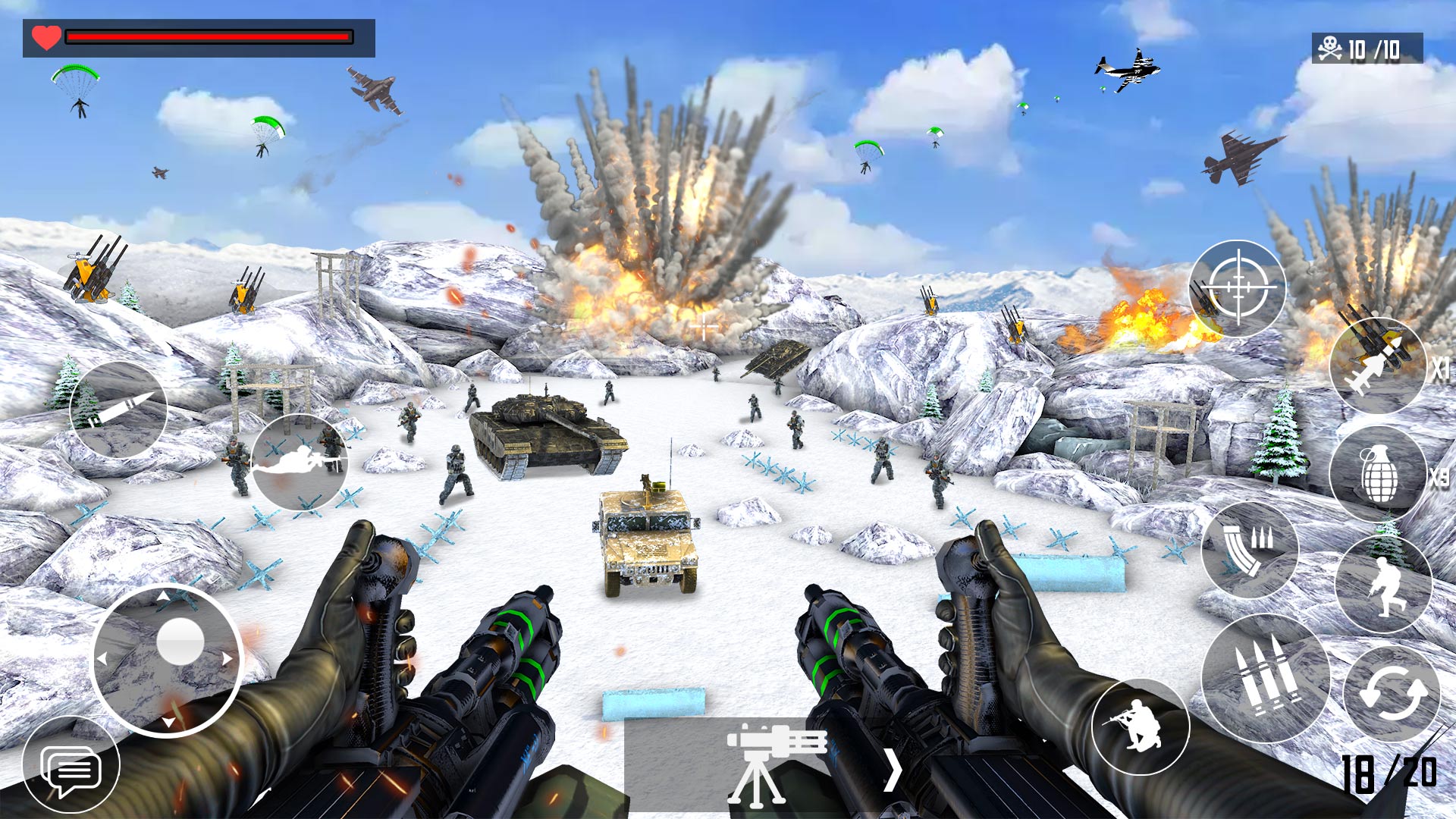 اسکرین شات 2 بازی World War Games: Tank War Game