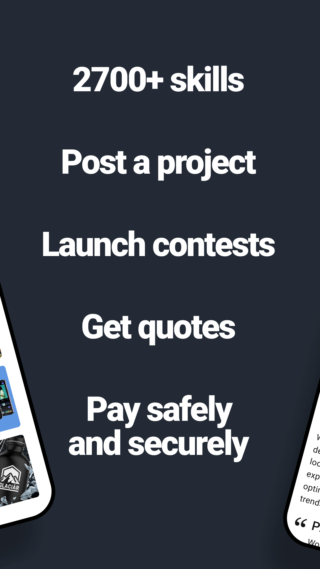 اسکرین شات 4 برنامه Freelancer: Hire & Find Jobs