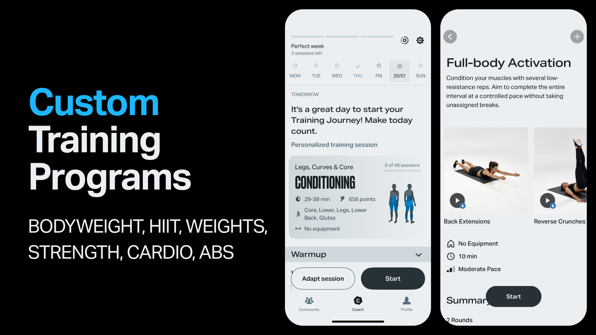 اسکرین شات 2 برنامه Freeletics: Fitness Workouts