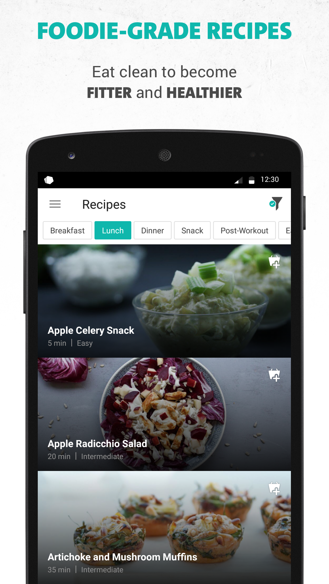 اسکرین شات 1 برنامه Freeletics Nutrition