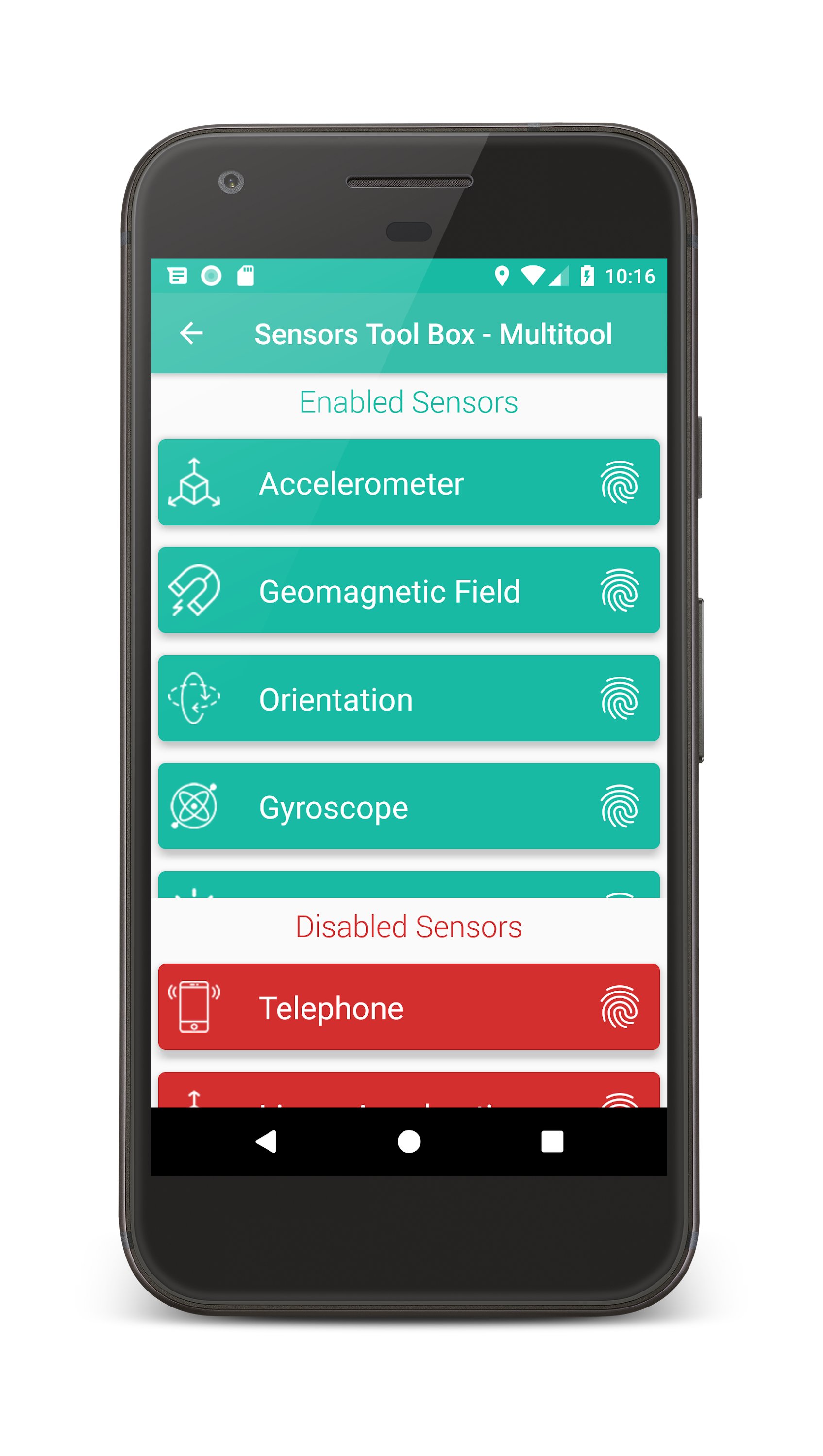 اسکرین شات 4 برنامه Sensors Toolbox - Multi Tool