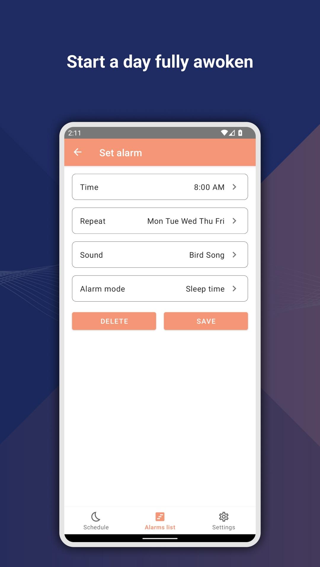 اسکرین شات 6 برنامه Sleep Cycle Sleep Calculator