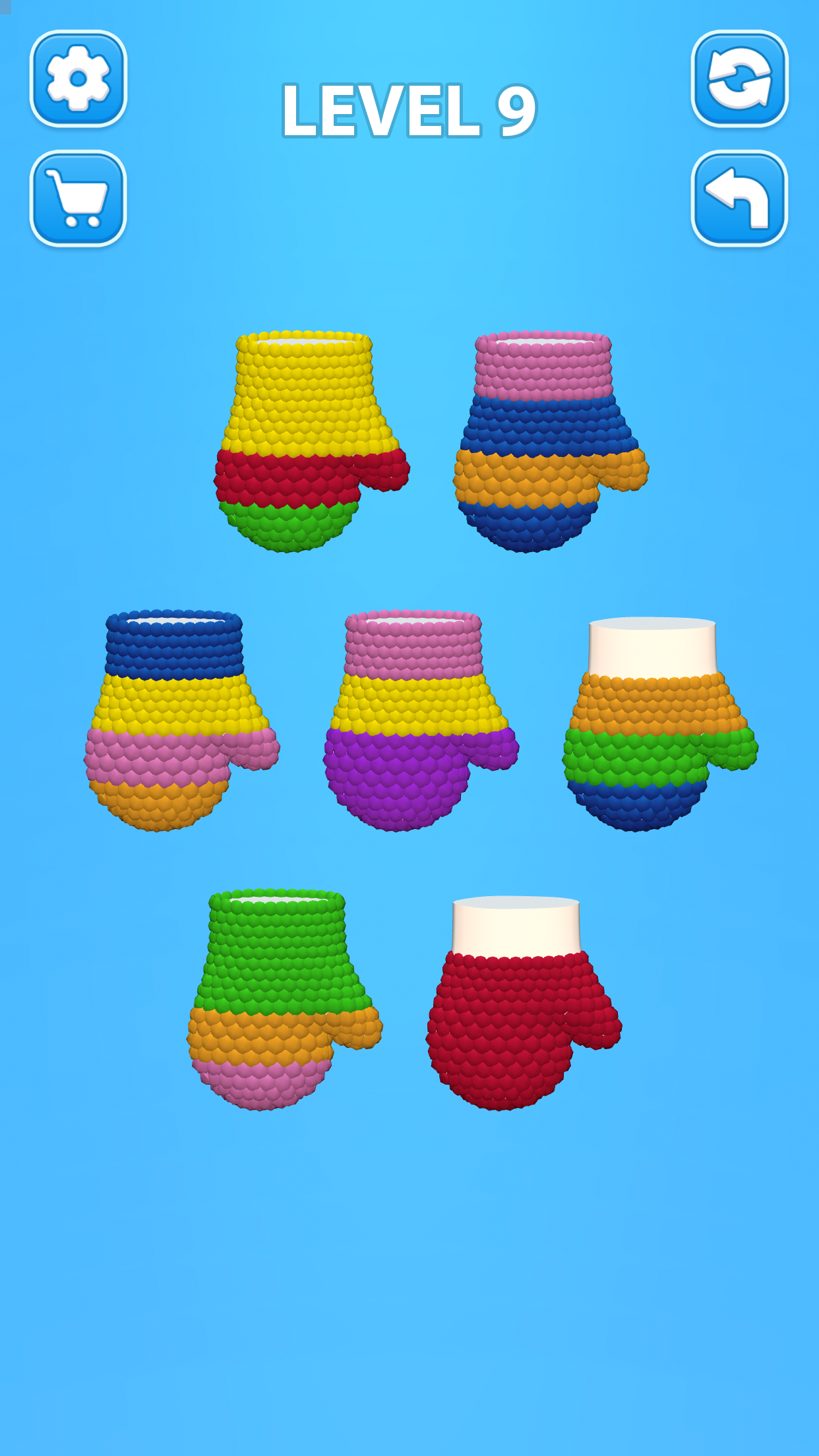 اسکرین شات 2 بازی Cozy Knitting: Sorting games
