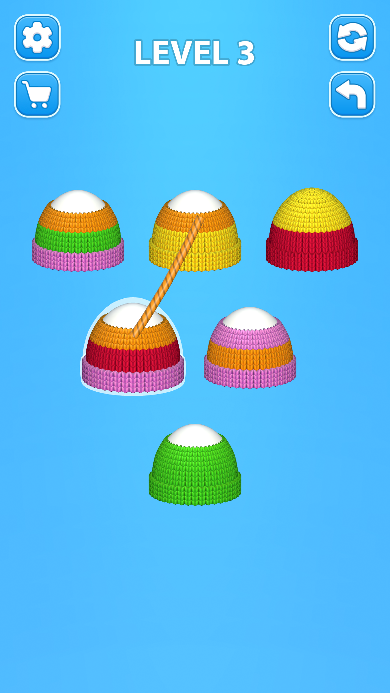 اسکرین شات 1 بازی Cozy Knitting: Sorting games