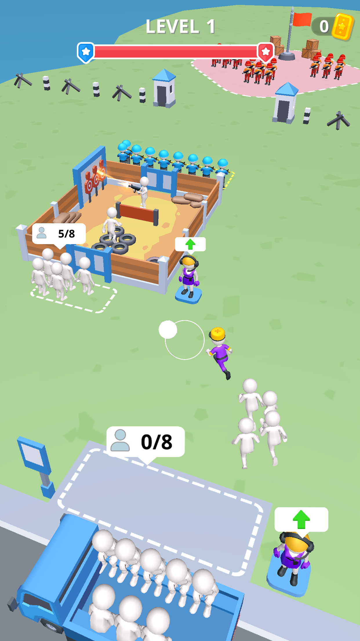 اسکرین شات 1 بازی Army War Camp—Battle Game