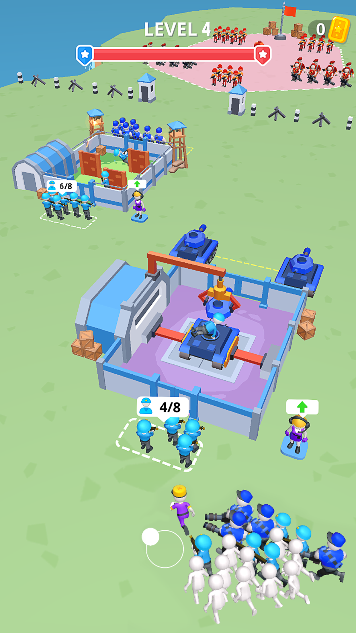 اسکرین شات 4 بازی Army War Camp—Battle Game