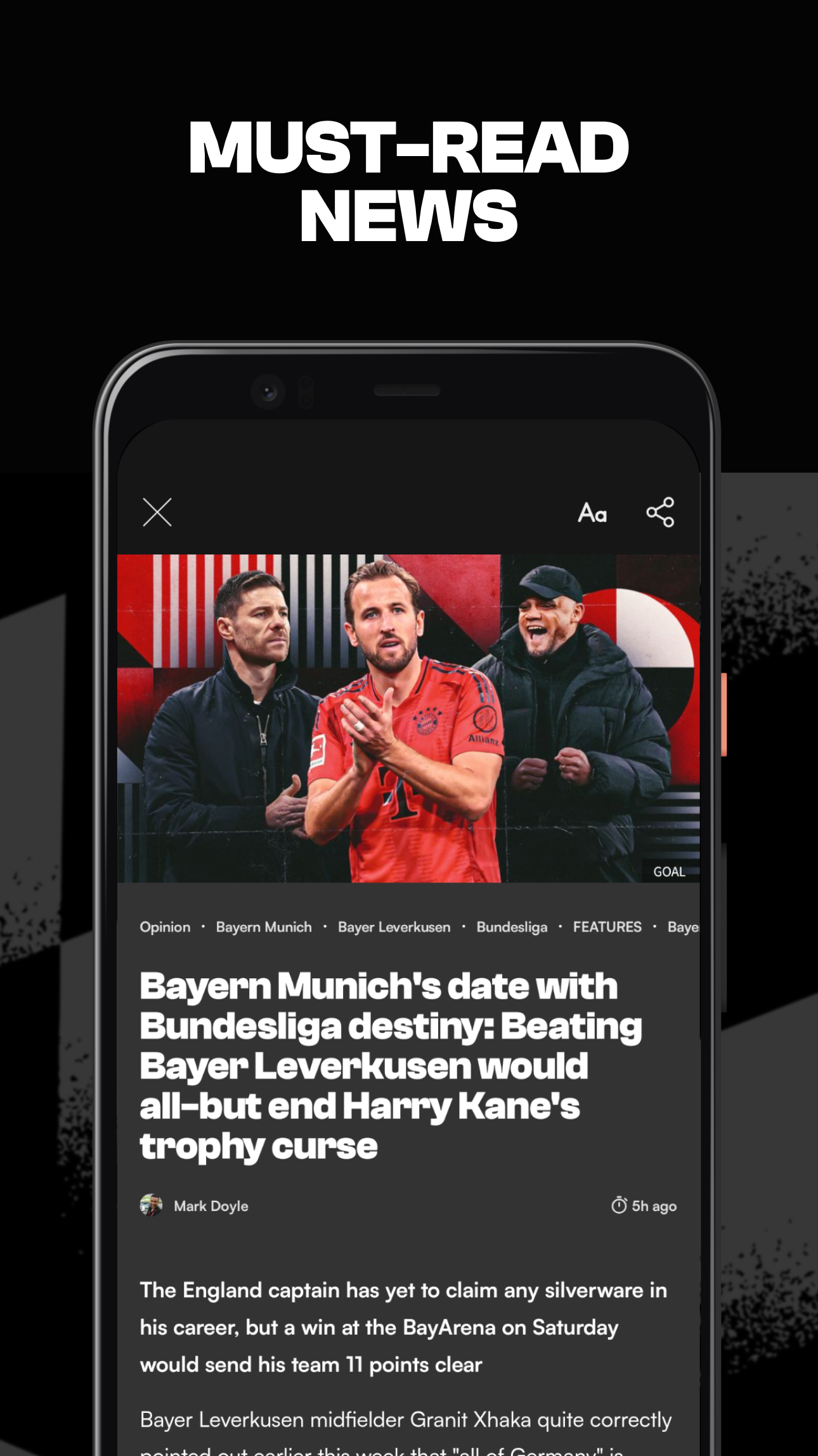 اسکرین شات 8 برنامه GOAL - Football News & Scores