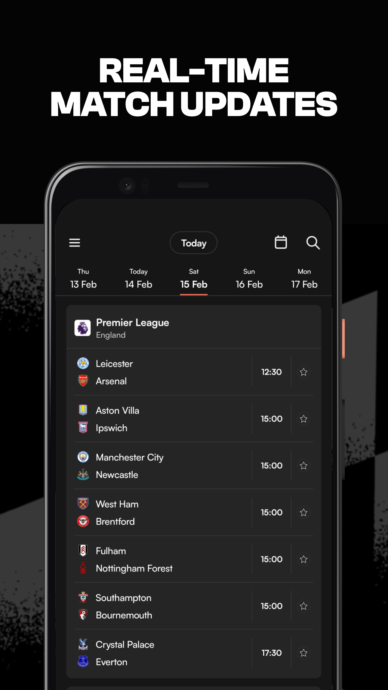 اسکرین شات 2 برنامه GOAL - Football News & Scores