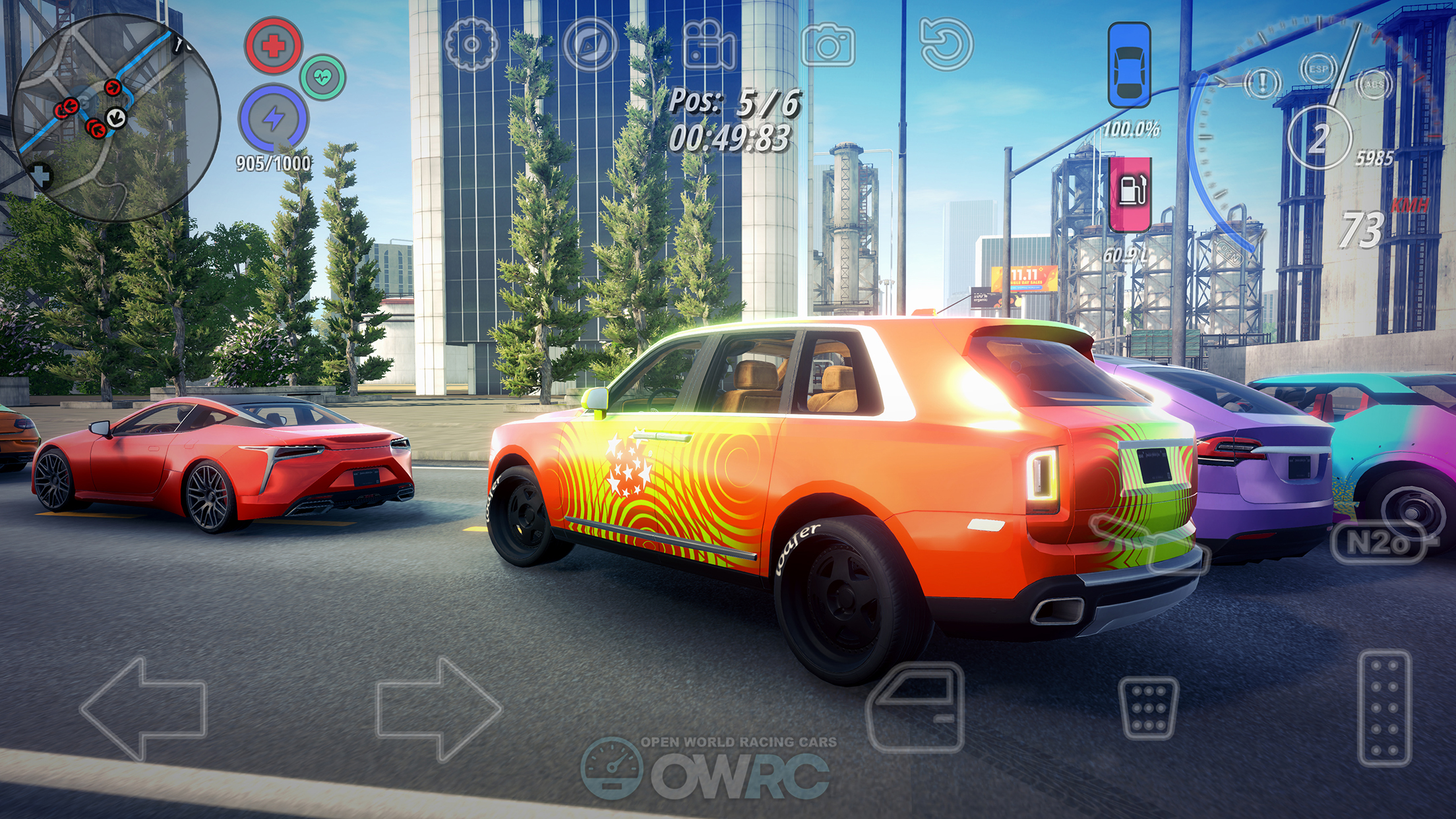 اسکرین شات 4 بازی OWRC: Open World Racing Cars