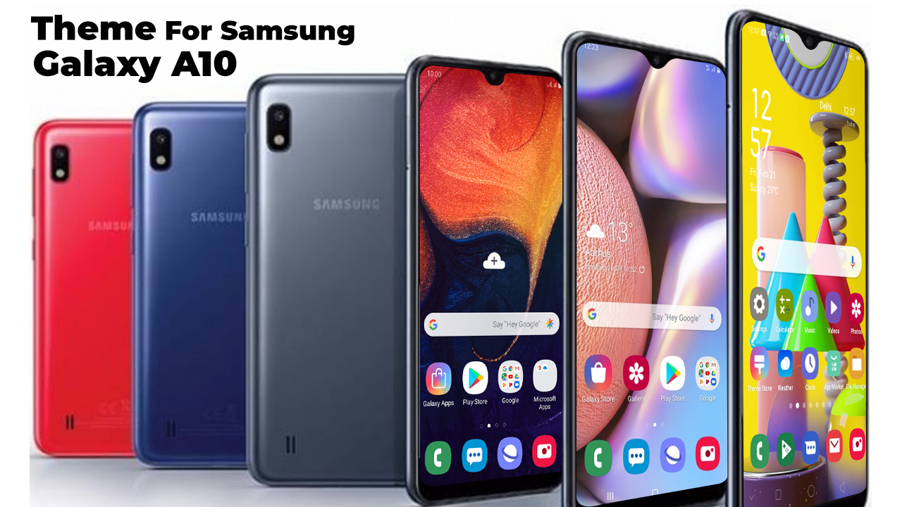 اسکرین شات 1 برنامه Theme for Samsung galaxy A10