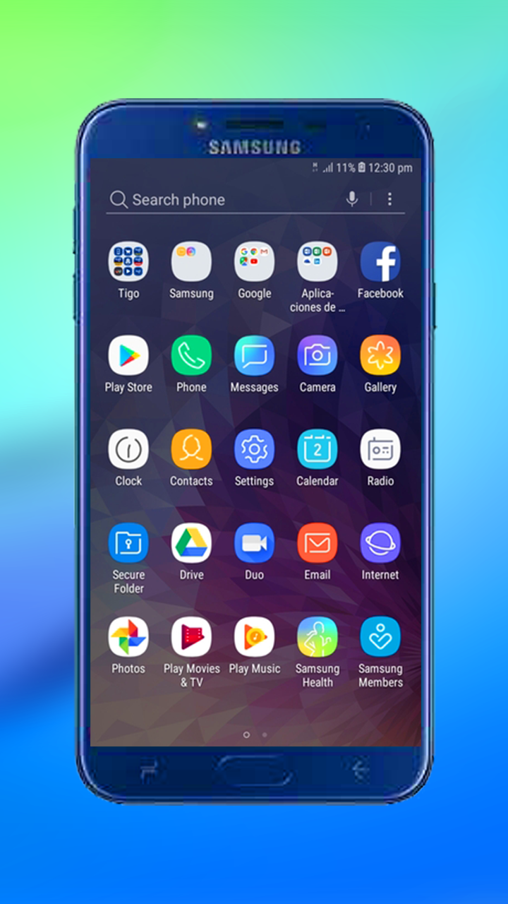 اسکرین شات 1 برنامه Theme for Samsung galaxy J4
