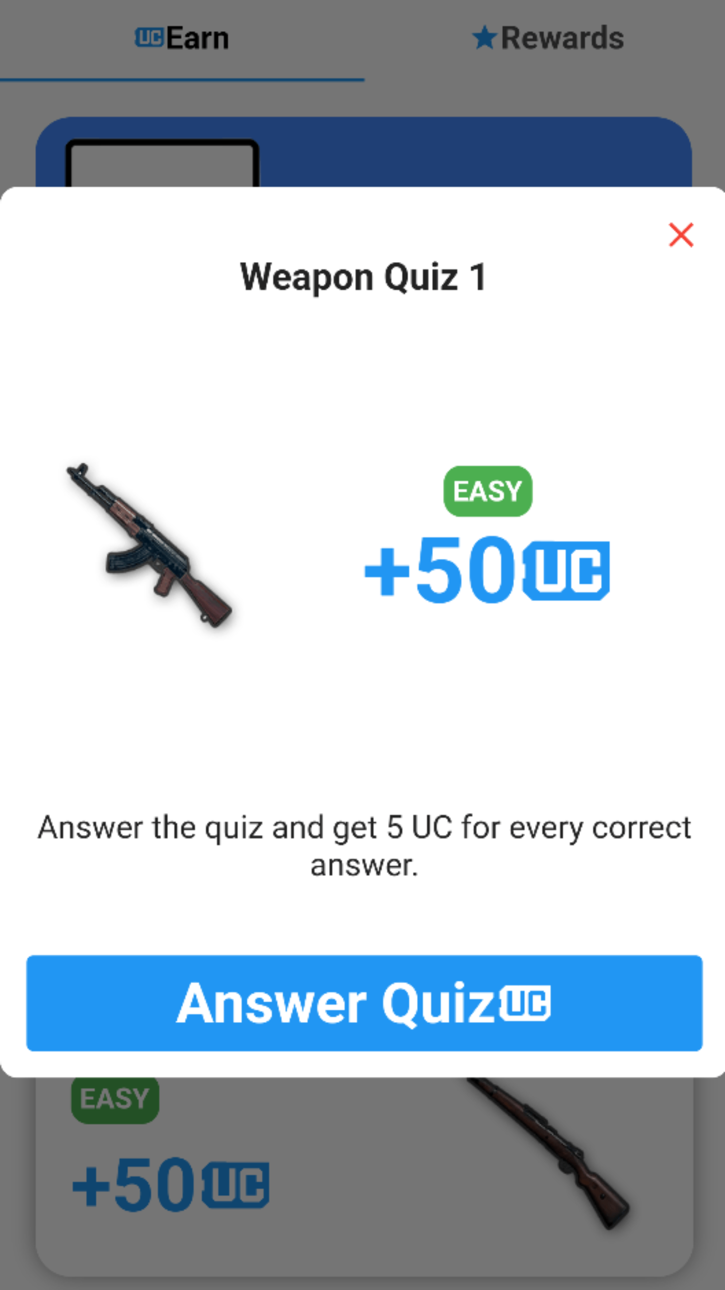 اسکرین شات 4 برنامه UC Reward Quiz - Earn UC