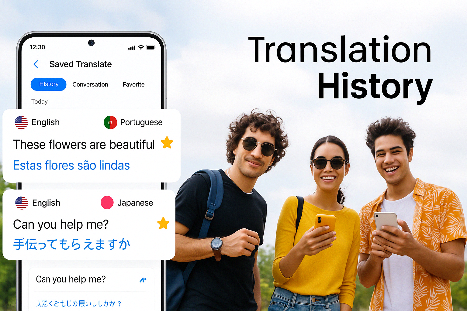 اسکرین شات 7 برنامه Languages Translator App