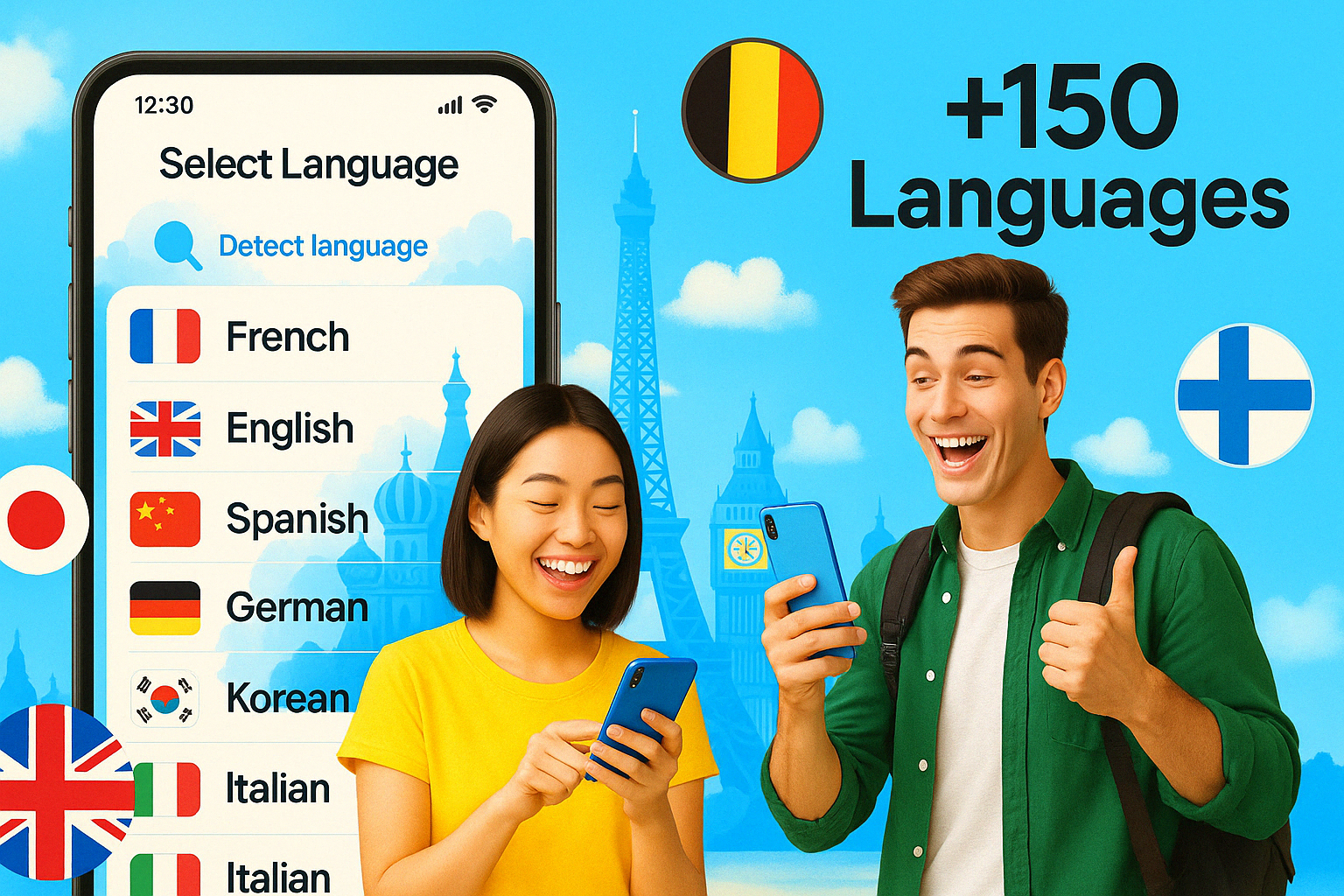 اسکرین شات 5 برنامه Languages Translator App