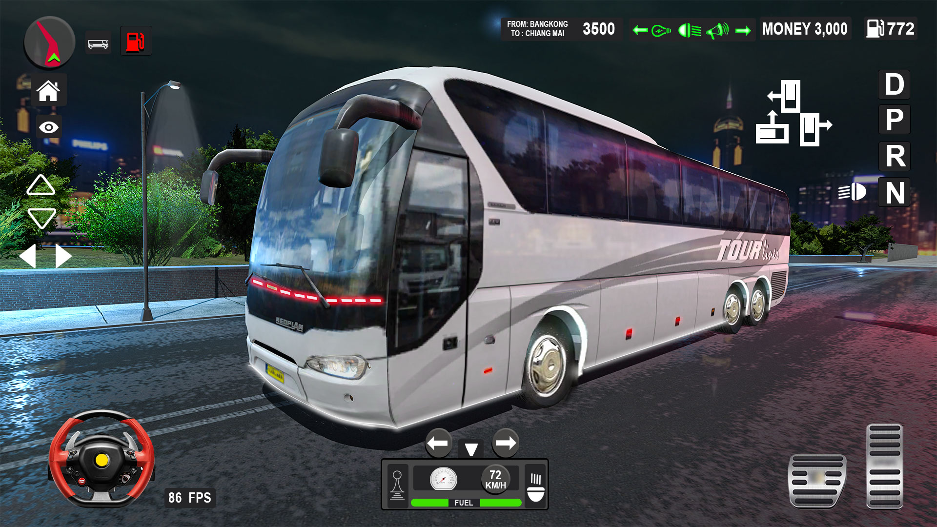 اسکرین شات 6 بازی US City Bus Driving: Bus Games