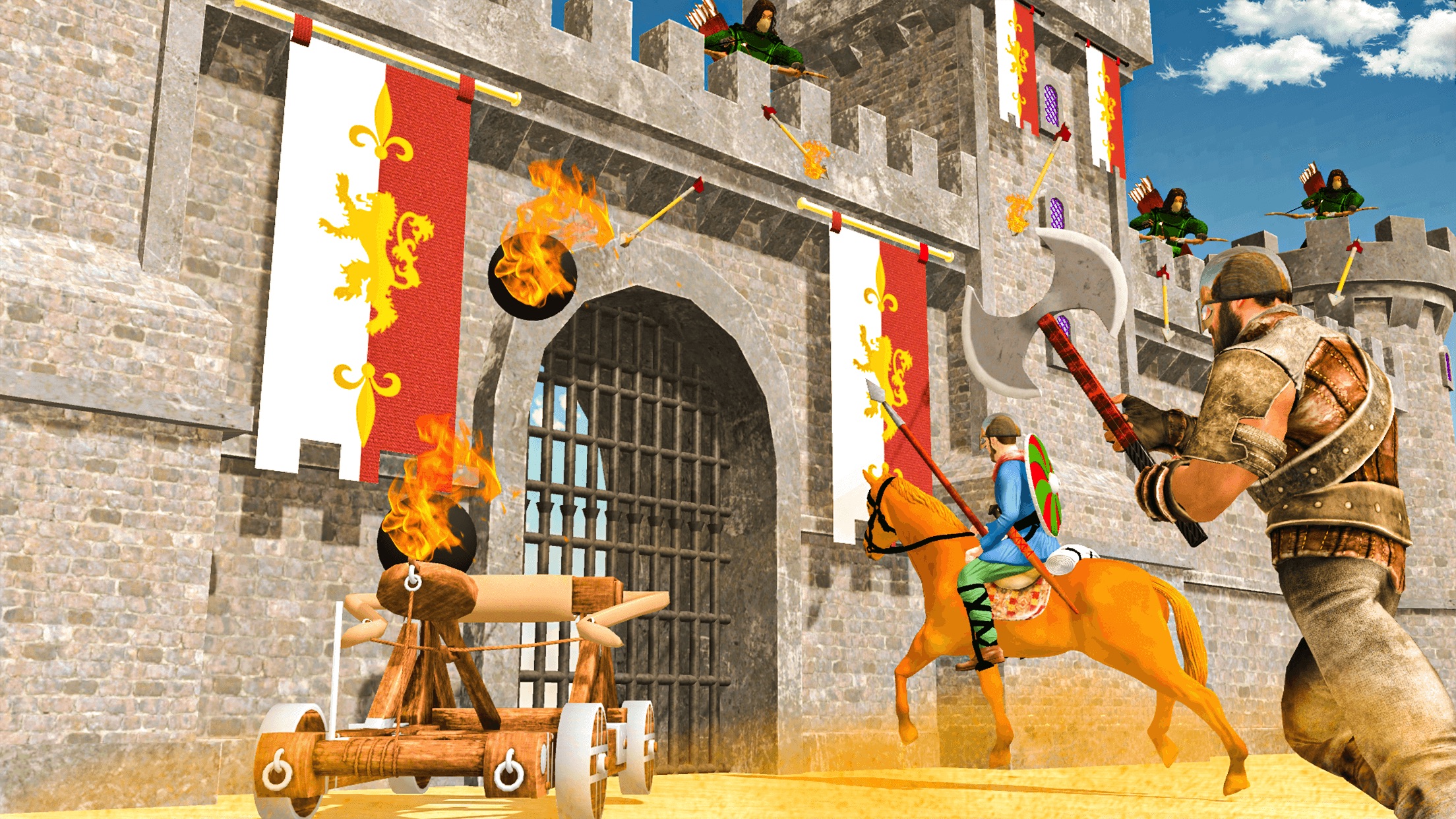 اسکرین شات 1 بازی Epic Castle Attack: Empire Def