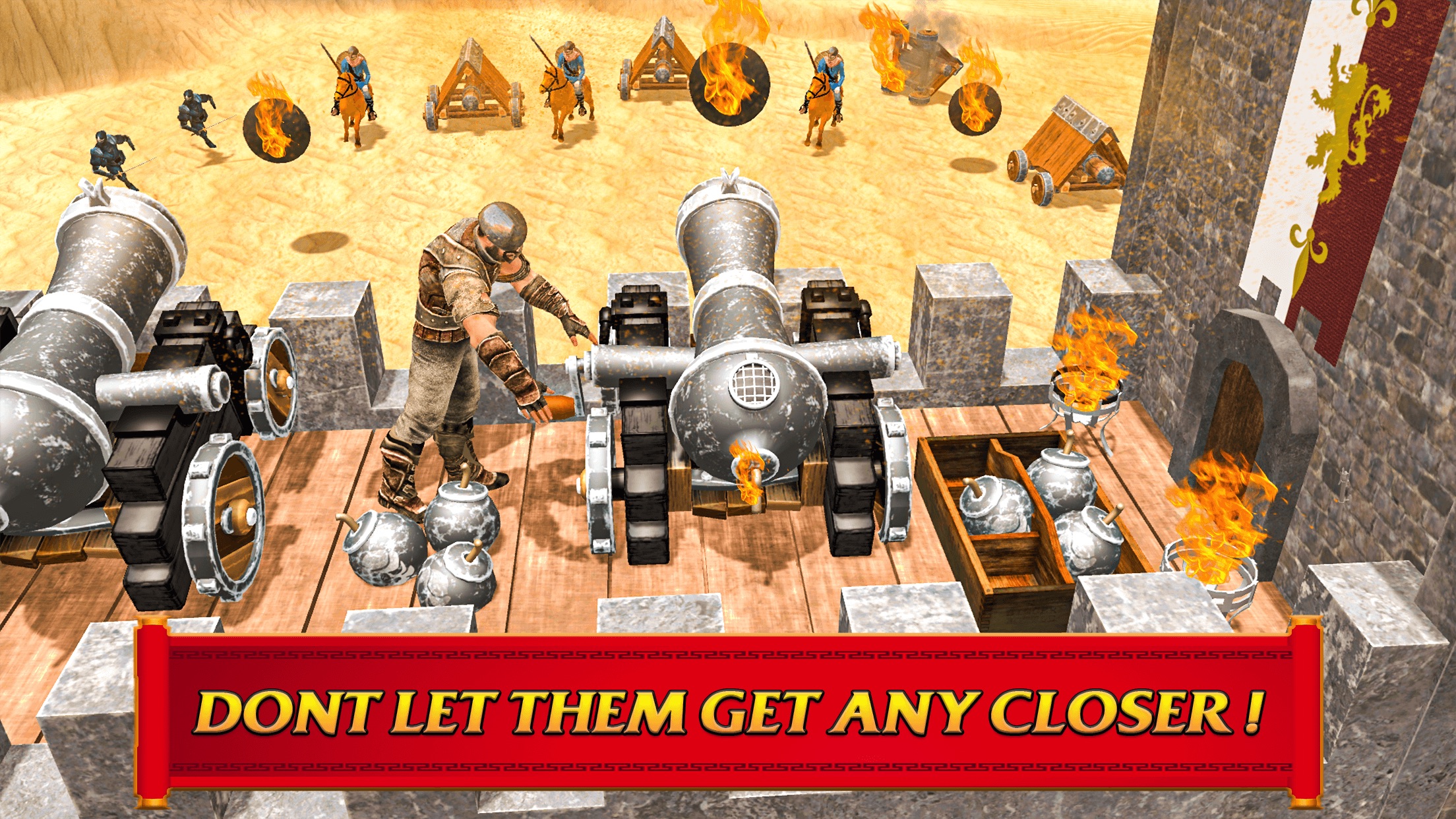 اسکرین شات 3 بازی Epic Castle Attack: Empire Def