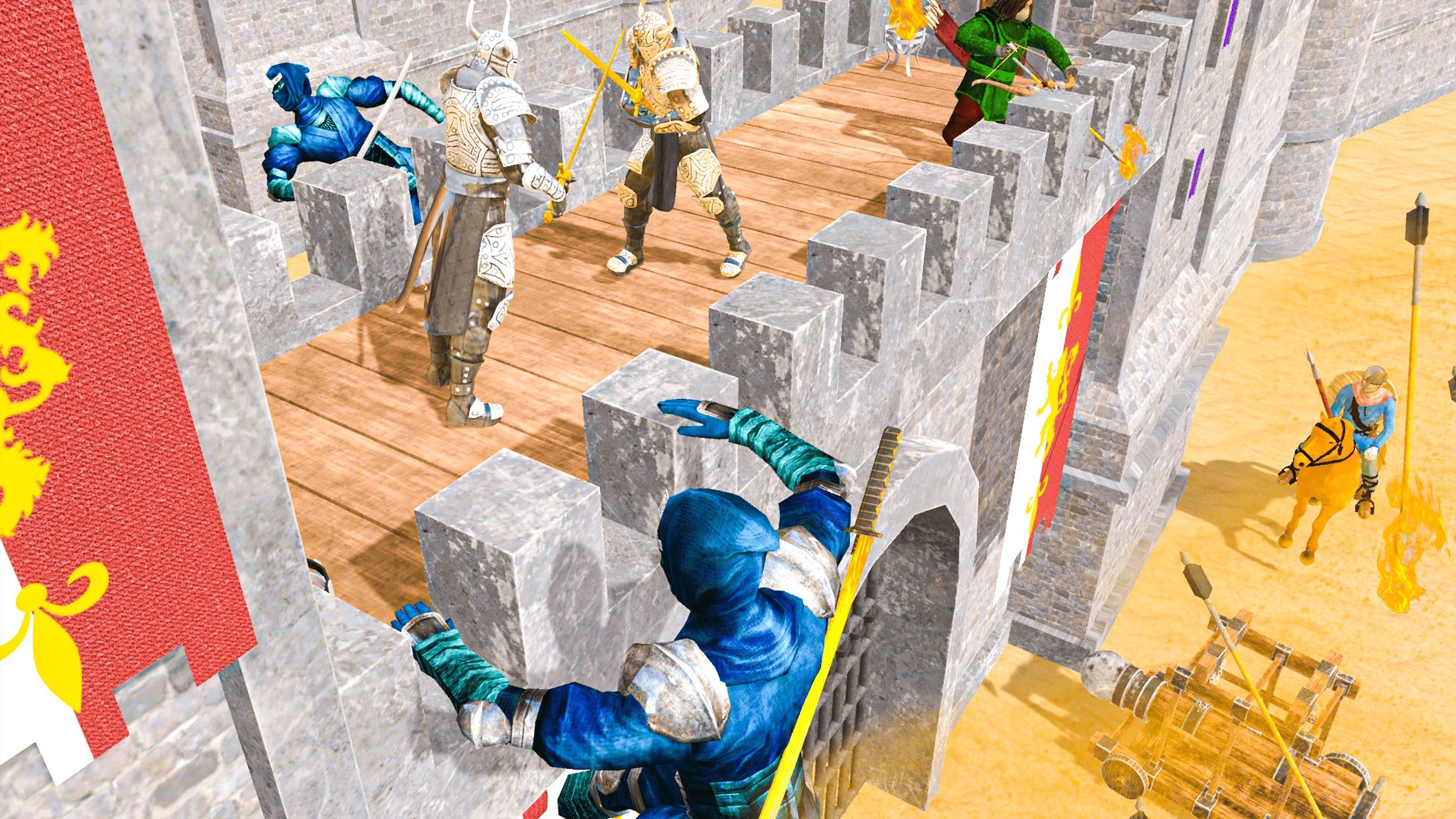 اسکرین شات 2 بازی Epic Castle Attack: Empire Def
