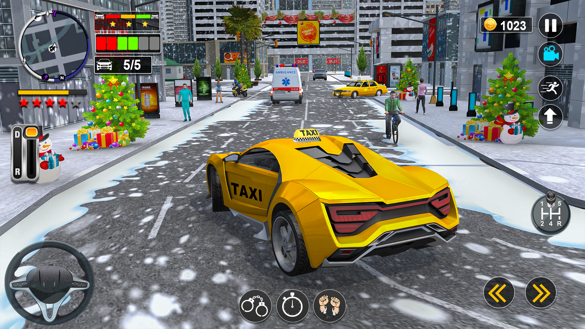 اسکرین شات 3 بازی Moto Rider: Bike Taxi Racing