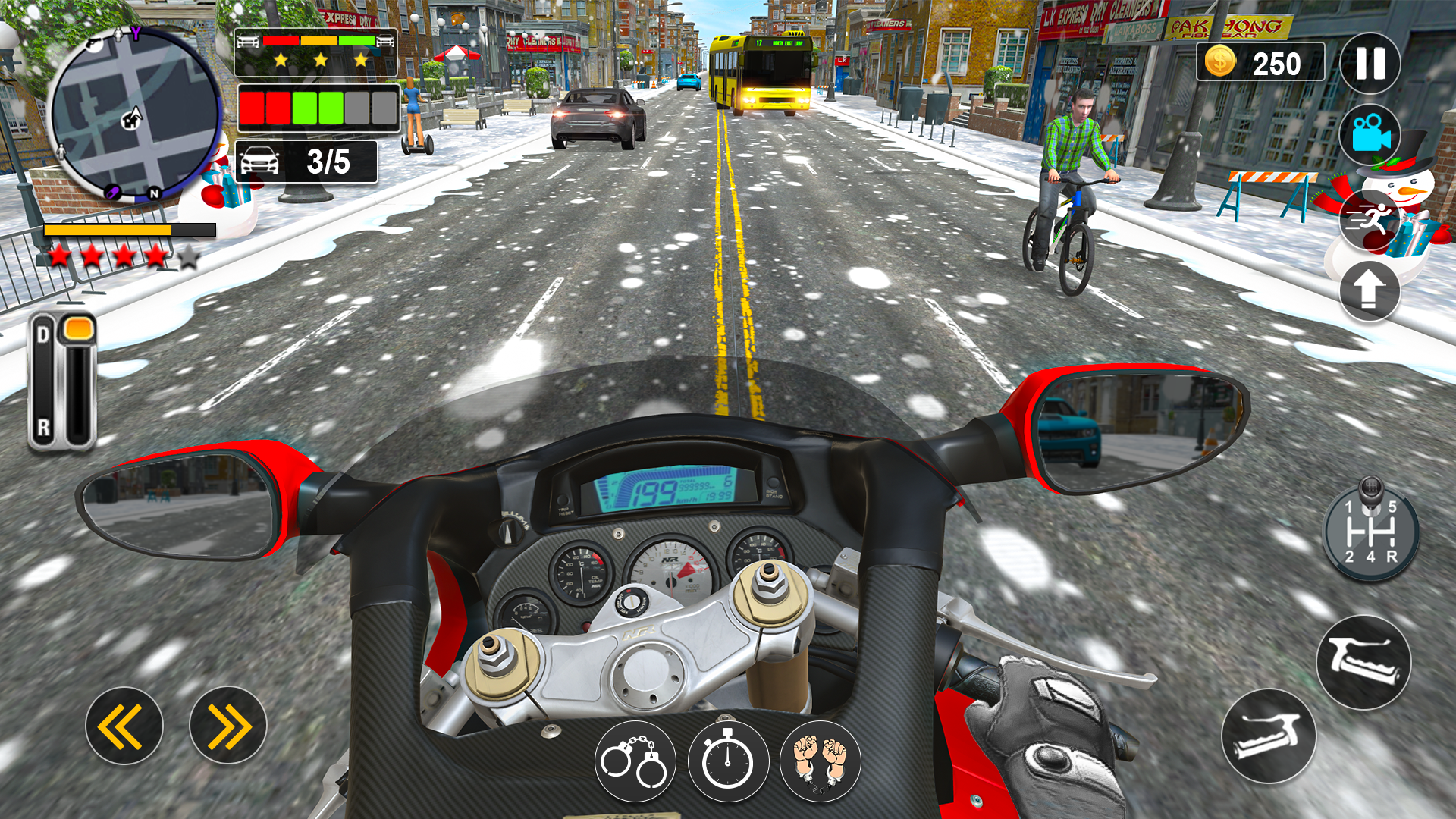 اسکرین شات 1 بازی Moto Rider: Bike Taxi Racing