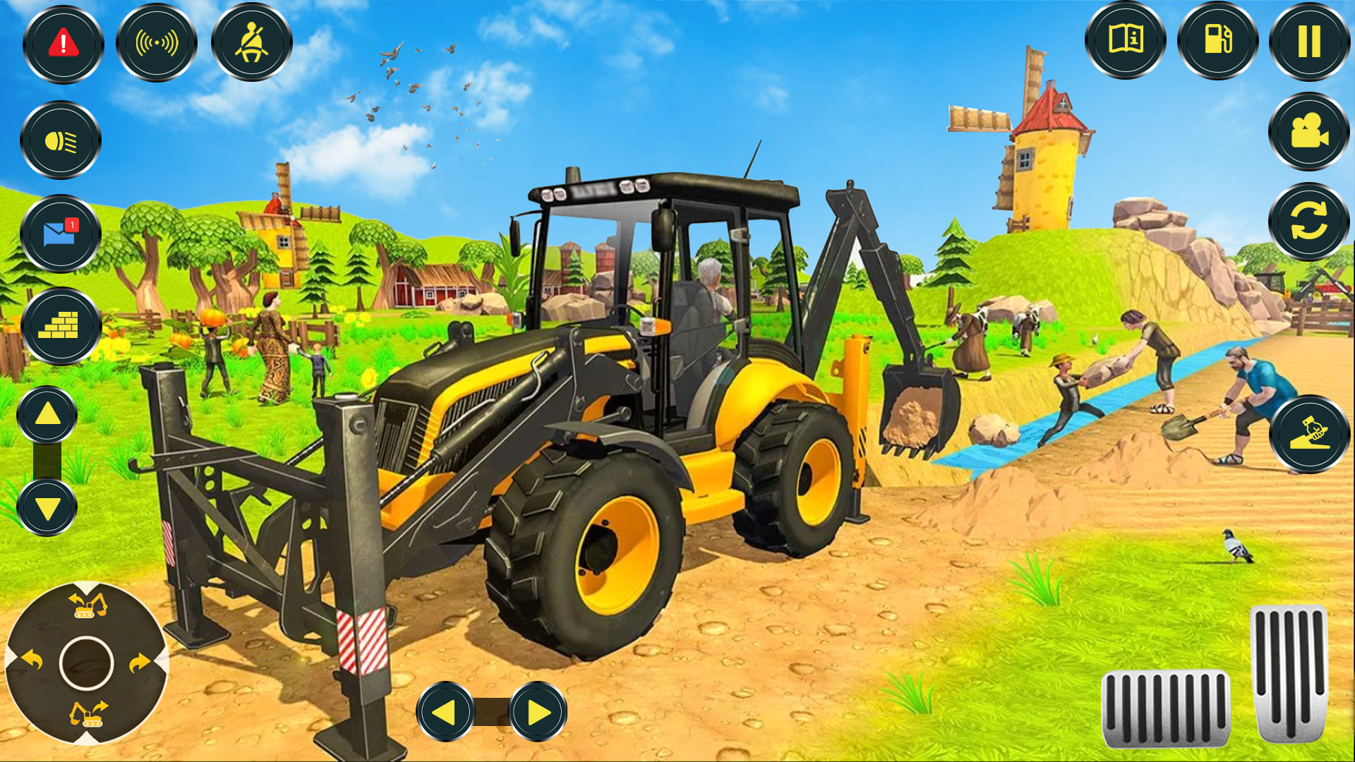 اسکرین شات 4 بازی Village Excavator JCB Games