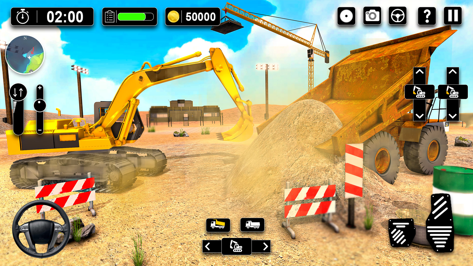 اسکرین شات 4 بازی Heavy Sand Excavator 3D Sim