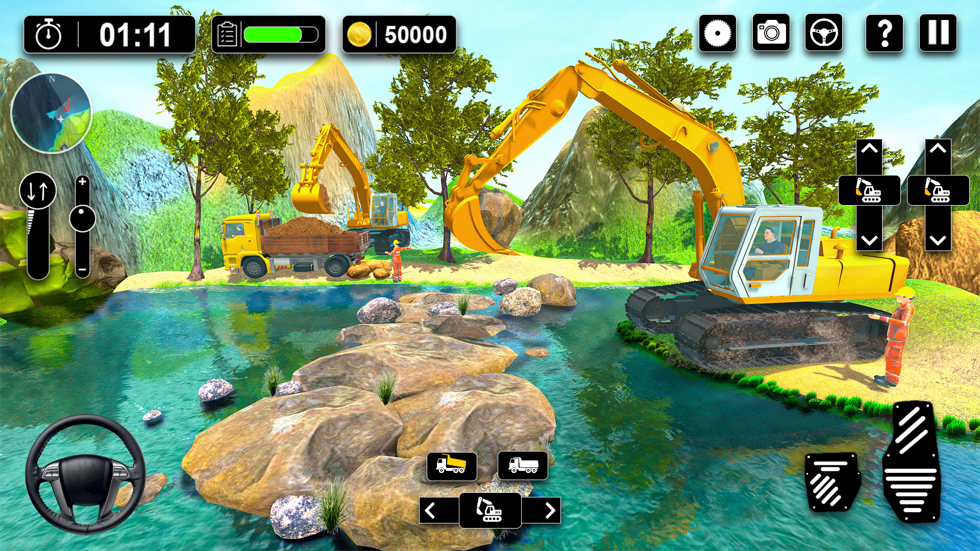اسکرین شات 2 بازی Heavy Sand Excavator 3D Sim