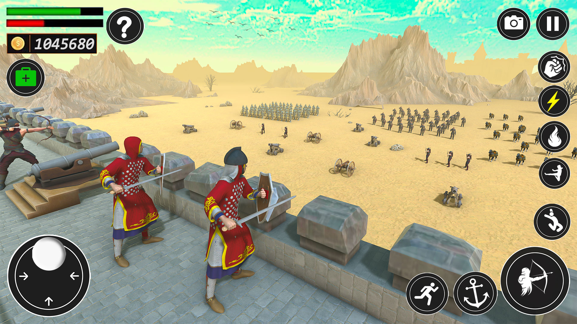 اسکرین شات 1 بازی Castle Wall Defense: War Games