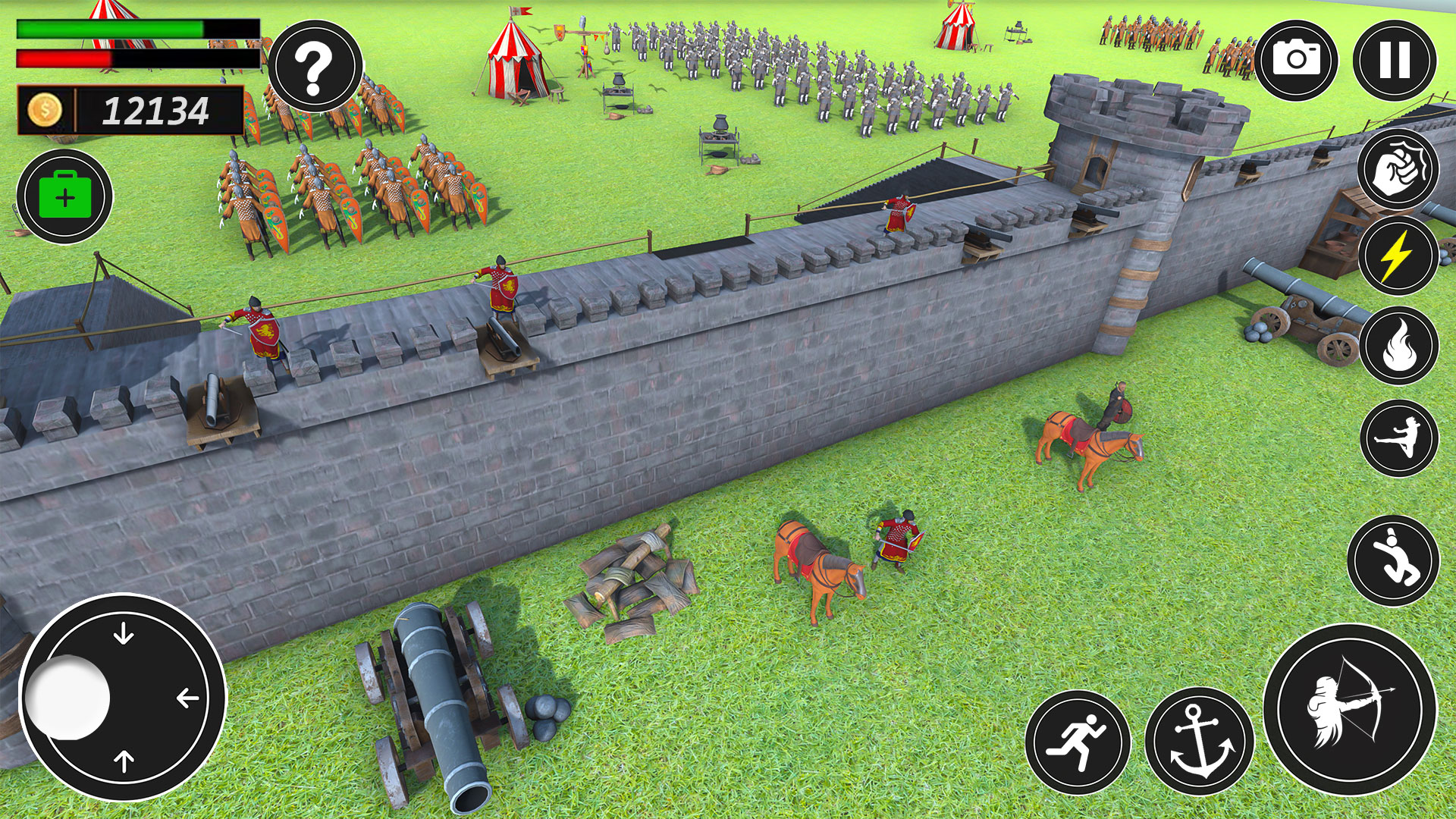 اسکرین شات 3 بازی Castle Wall Defense: War Games