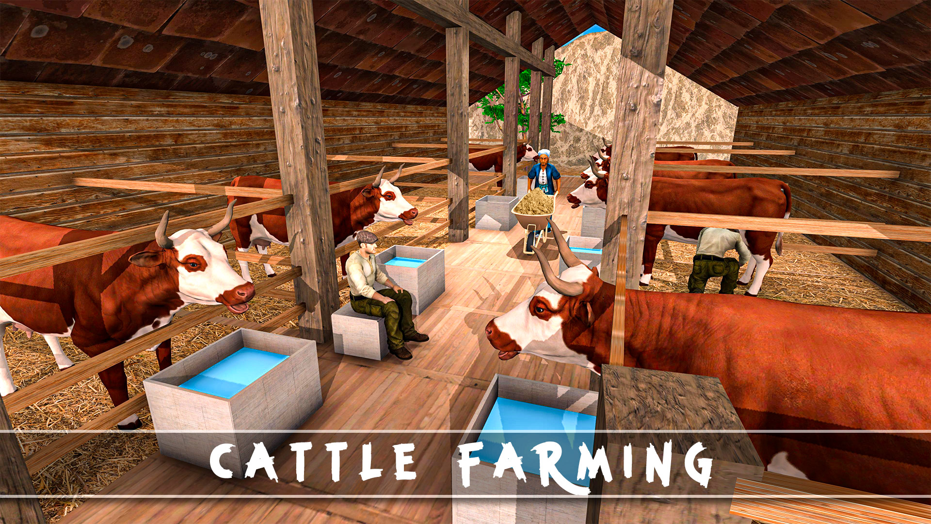 اسکرین شات 4 بازی Cattle Farm House Construction