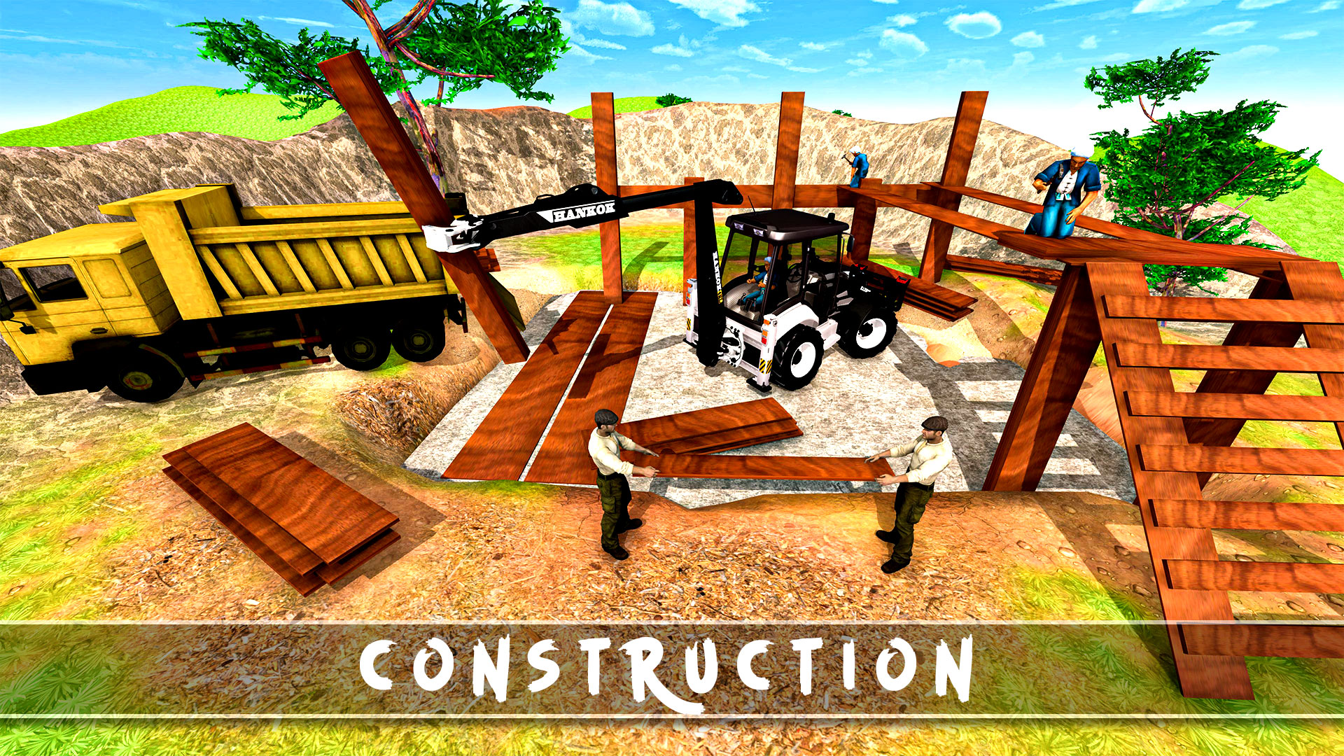 اسکرین شات 2 بازی Cattle Farm House Construction
