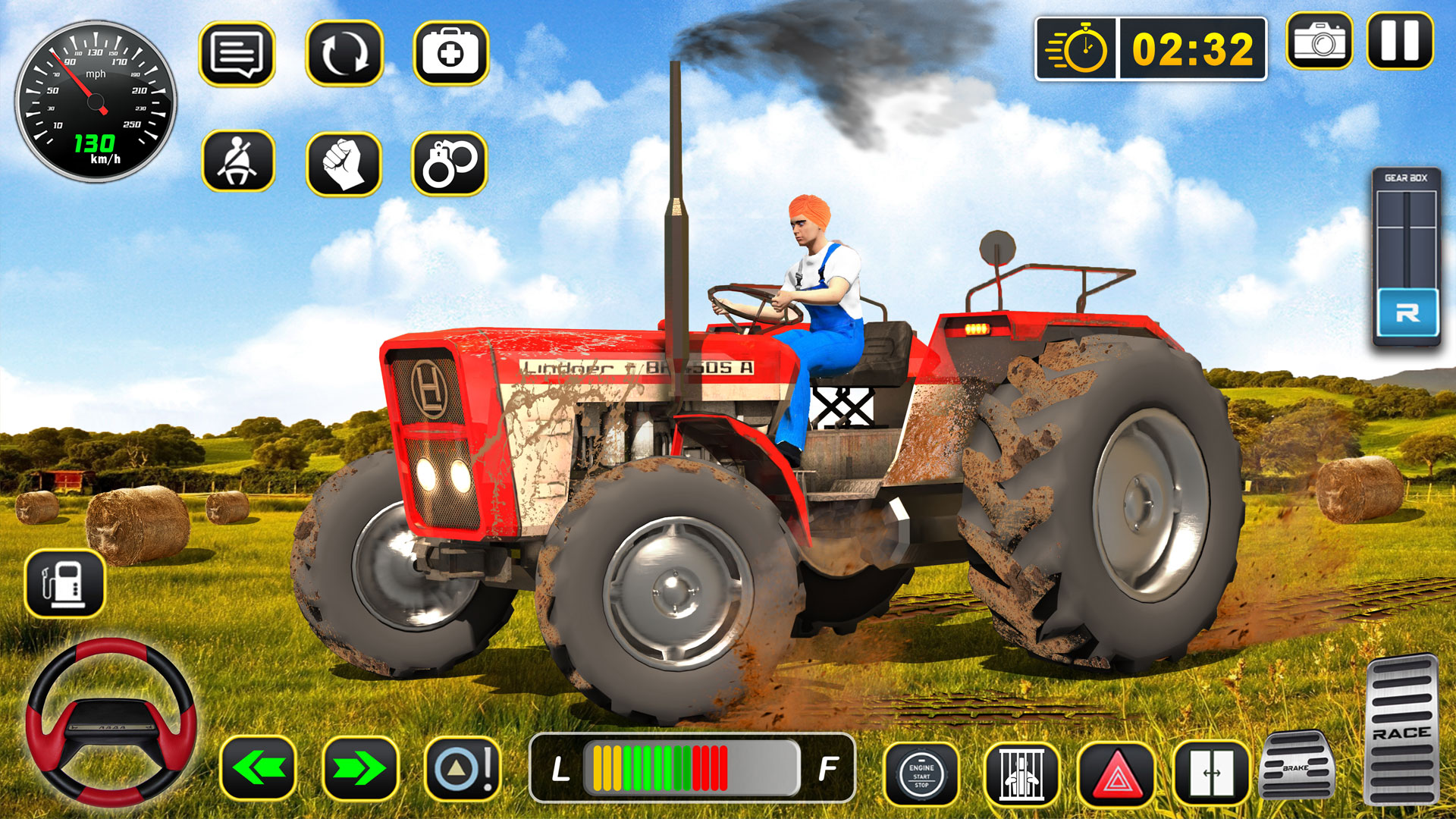 اسکرین شات 2 بازی Farming Games: Tractor Game 3D