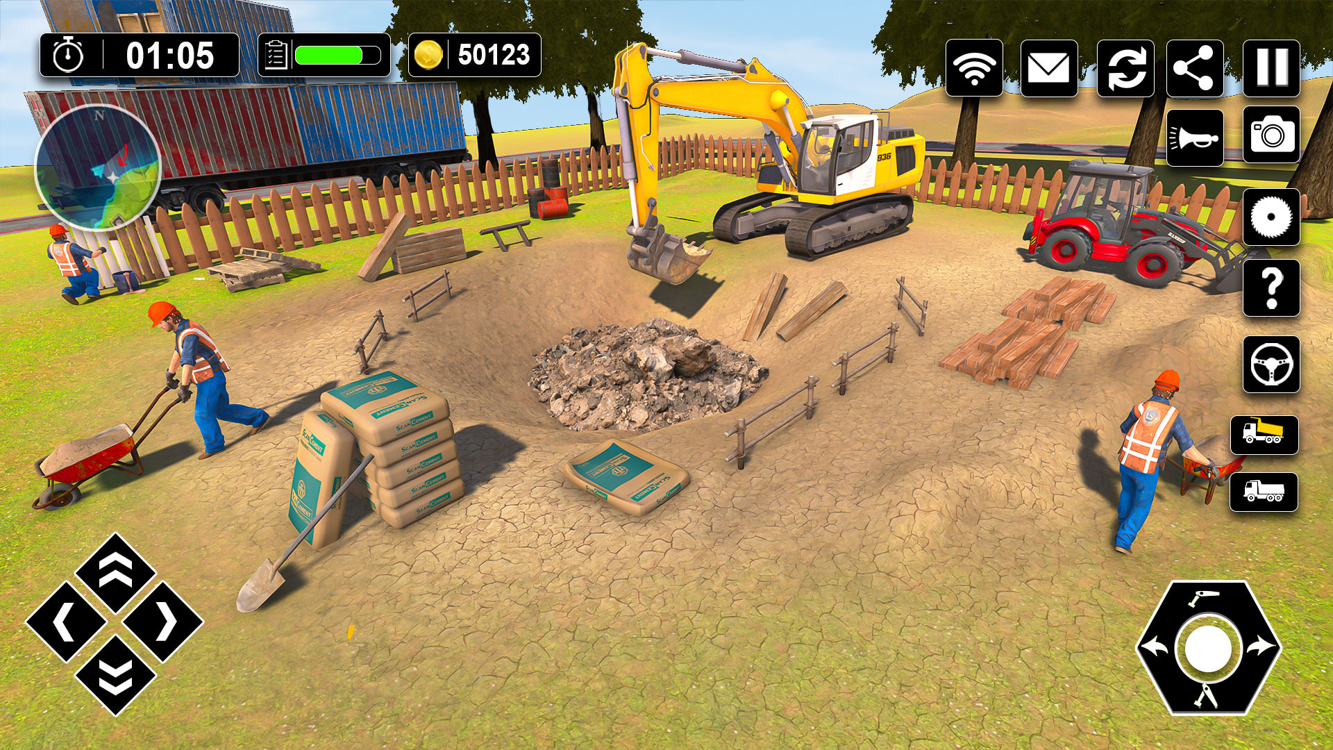 اسکرین شات 1 بازی Wood House Construction Game