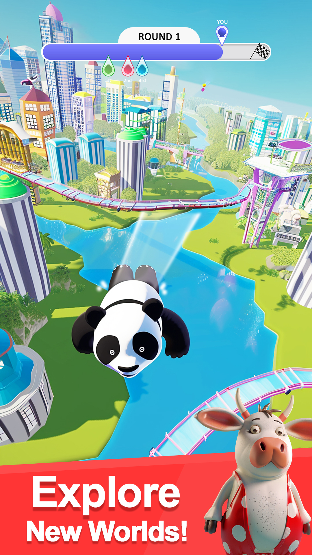 اسکرین شات بازی Aqua Park Race Water Park Game 4