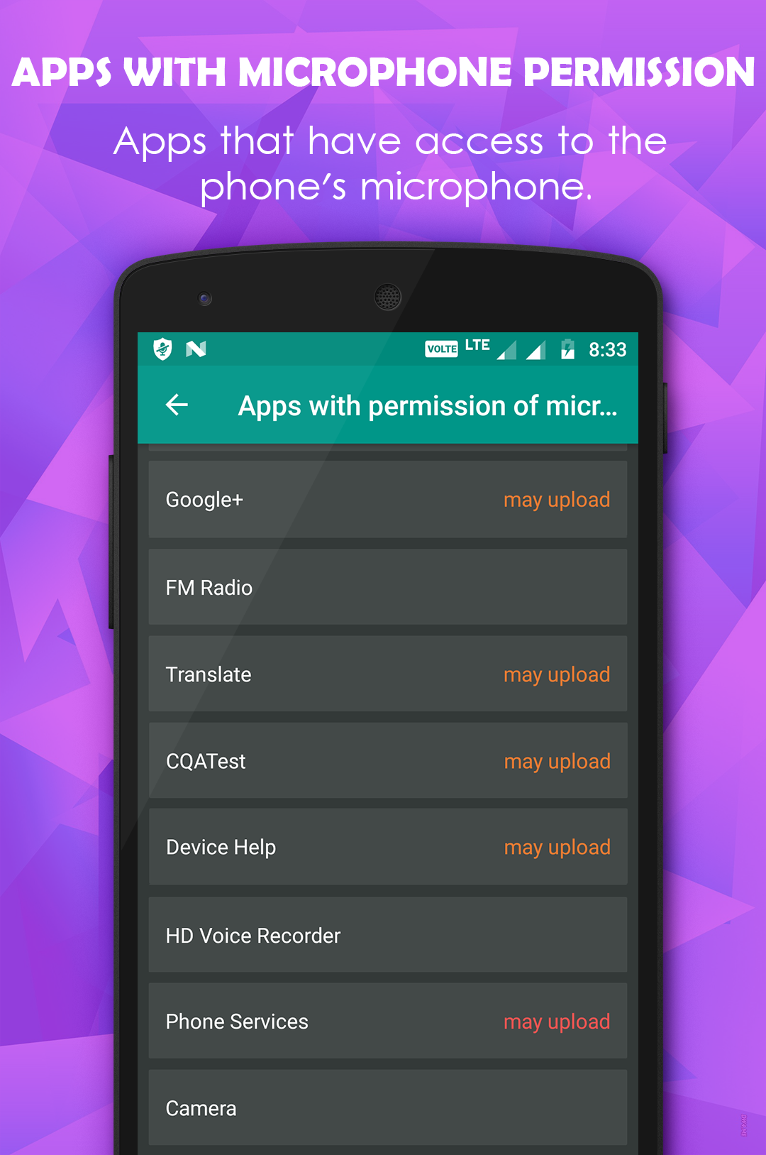 اسکرین شات 4 برنامه Microphone Blocker
