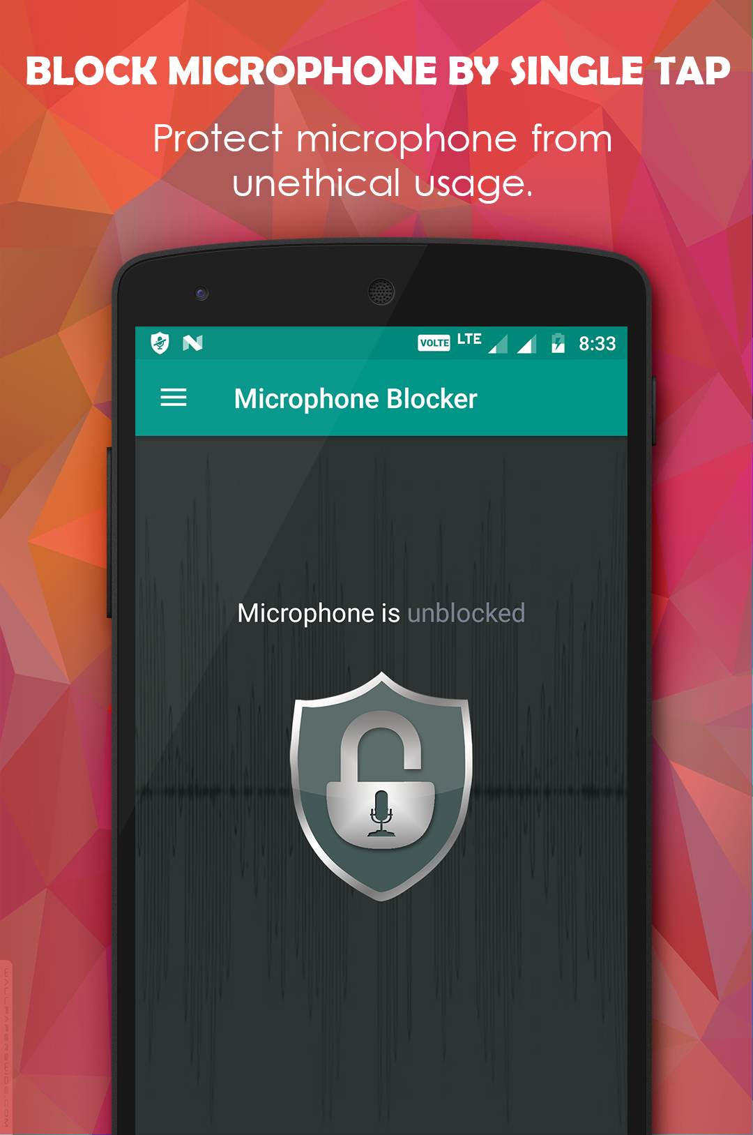 اسکرین شات 1 برنامه Microphone Blocker