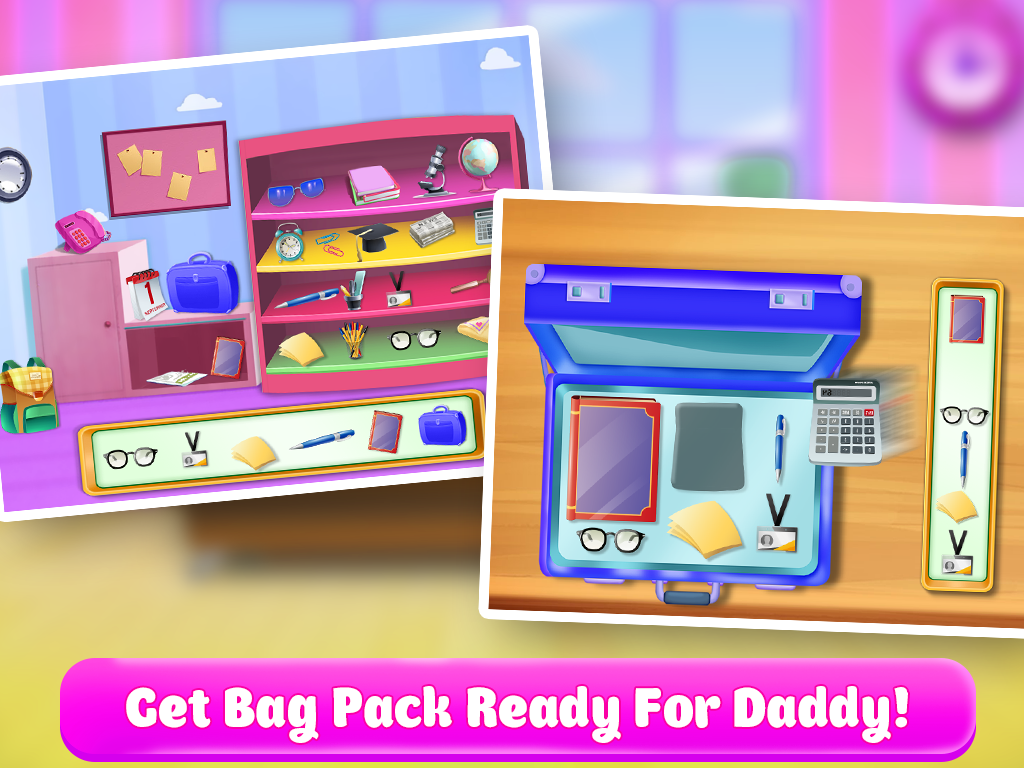 اسکرین شات 3 برنامه Girl Home Cleaning Game