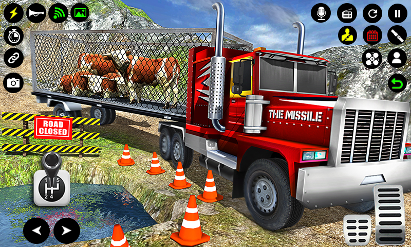 اسکرین شات 3 بازی Farm Animal Truck Driver Game