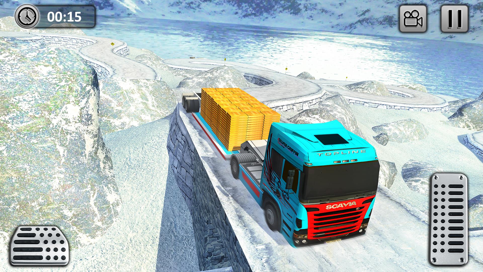 اسکرین شات 2 برنامه Uphill Gold Transporter Truck