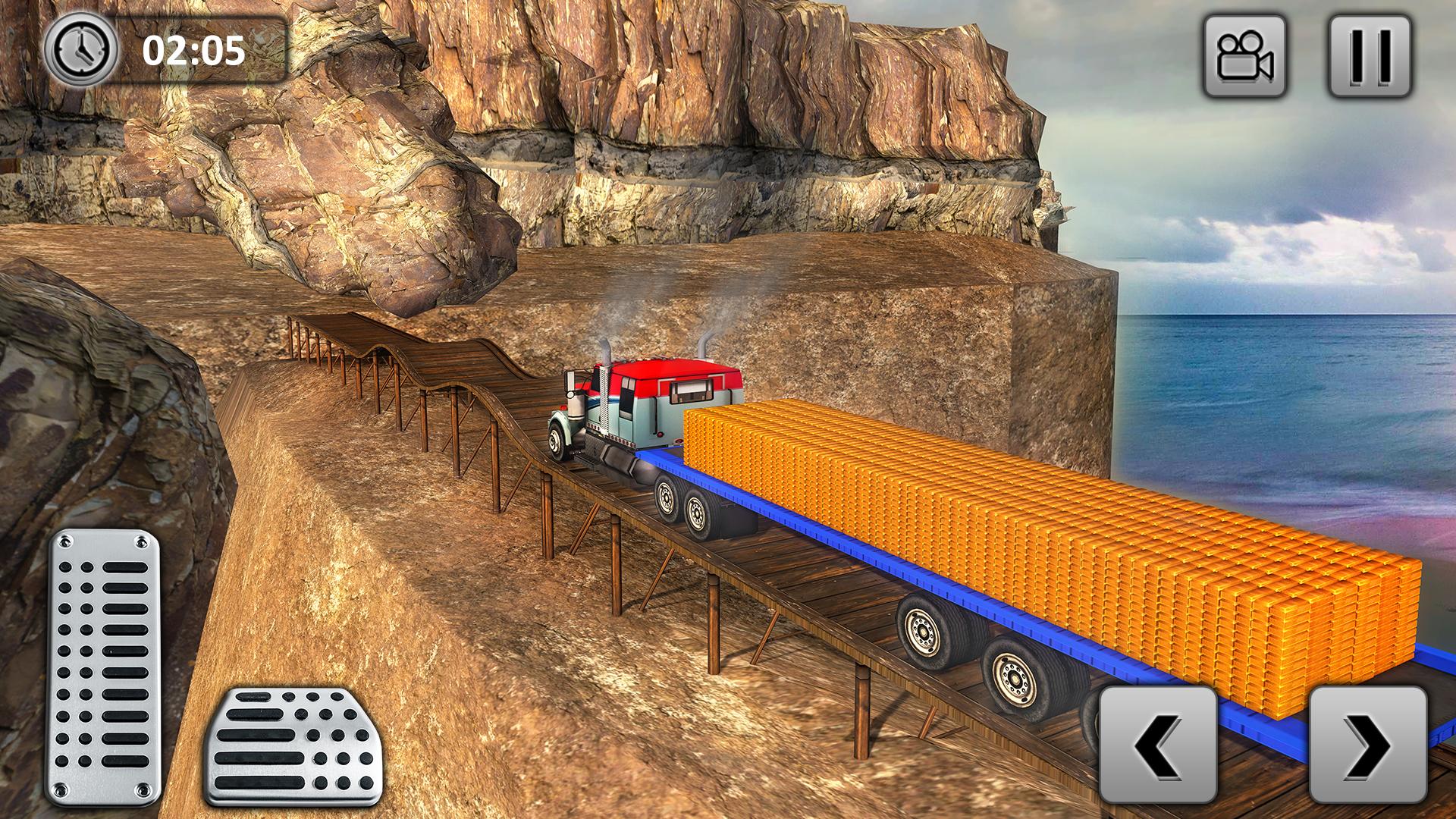 اسکرین شات 5 برنامه Uphill Gold Transporter Truck